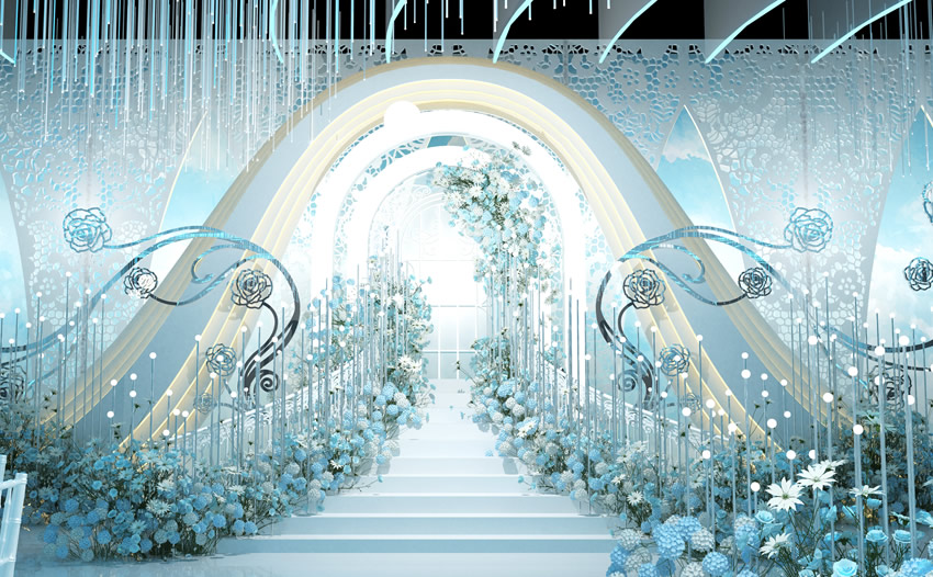 密山釡香烙馍村水晶厅效果展示